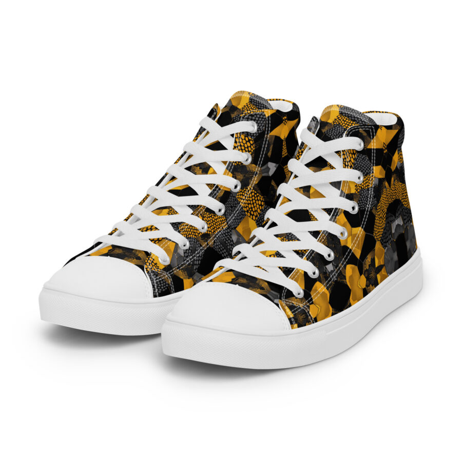 Bumblebee Highs - white sole, left front view