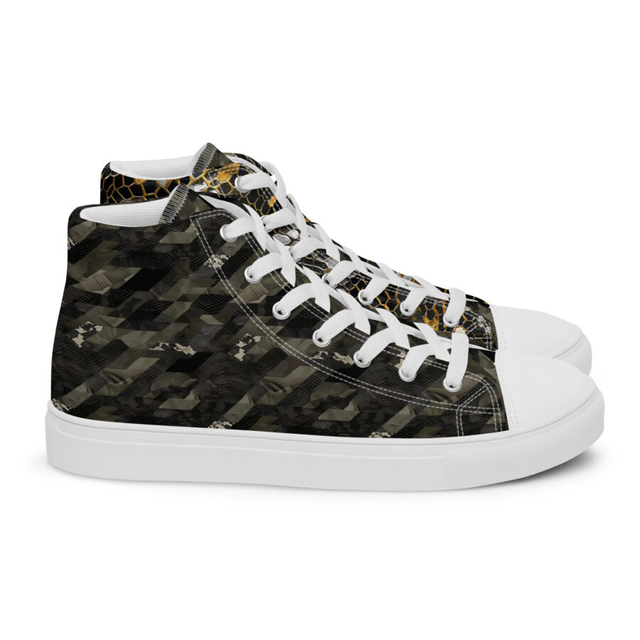 Snake King Highs - white sole, right view