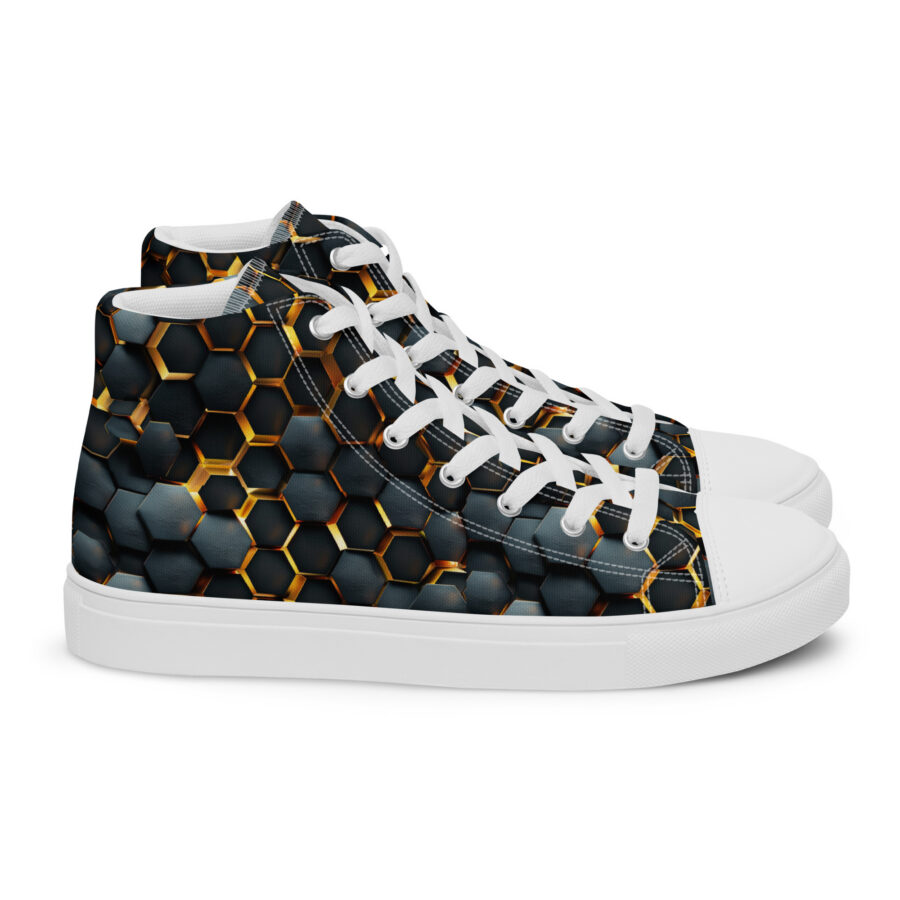Royal Bee Highs - white sole, right view