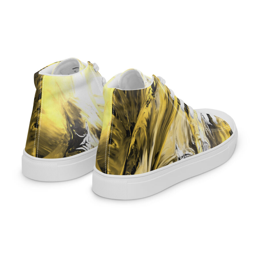 Dandelion Art Soles - white sole, right back view