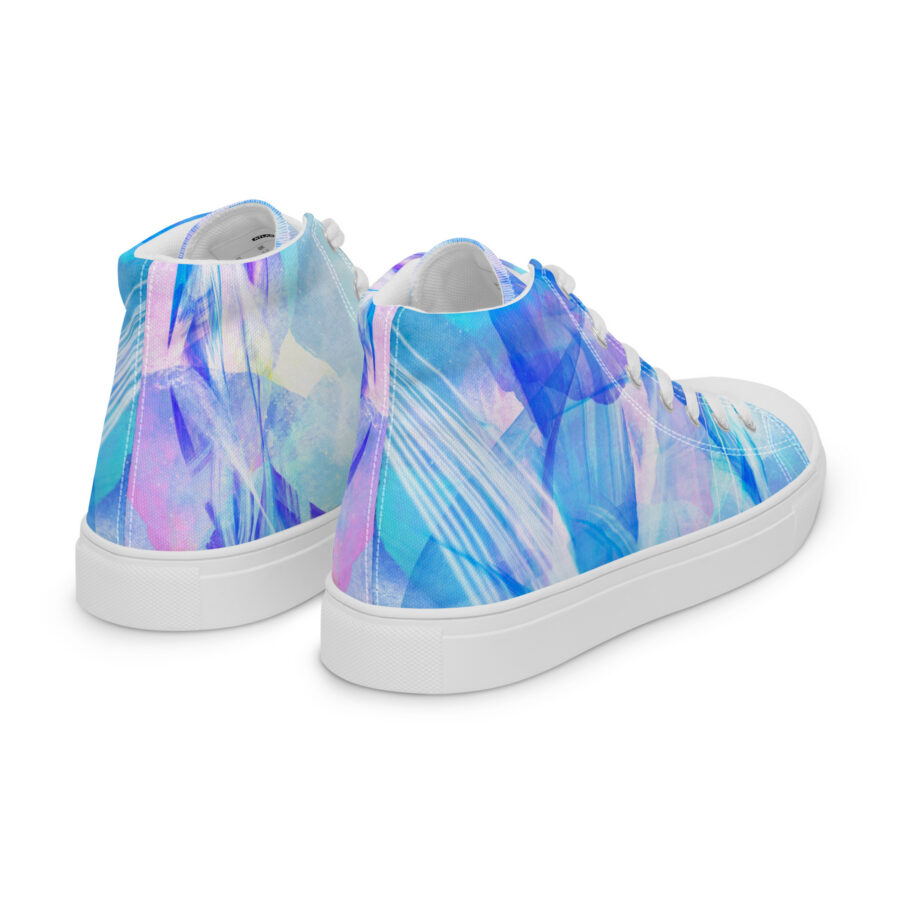Revival Highs - white sole, right back view