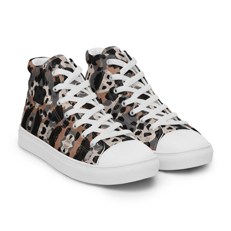 Cheeta' Highs - white sole, right front view