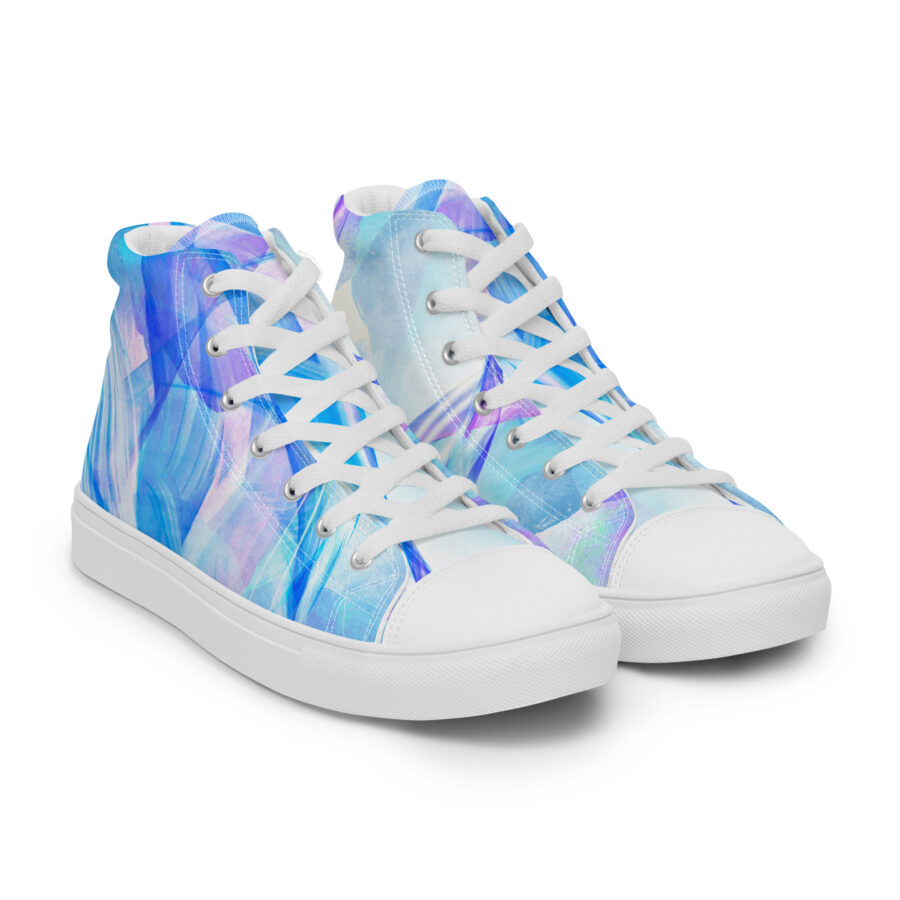 Revival Highs - white sole, right front view