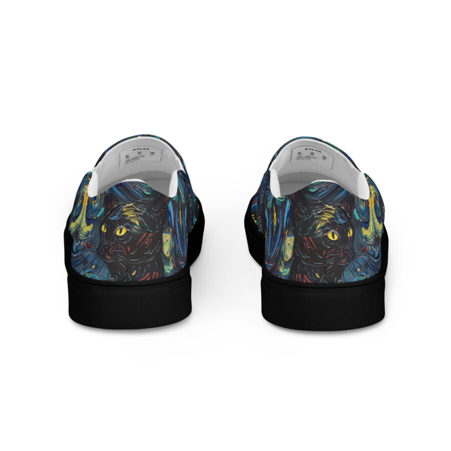 Pawcasso Slips - black sole, back view