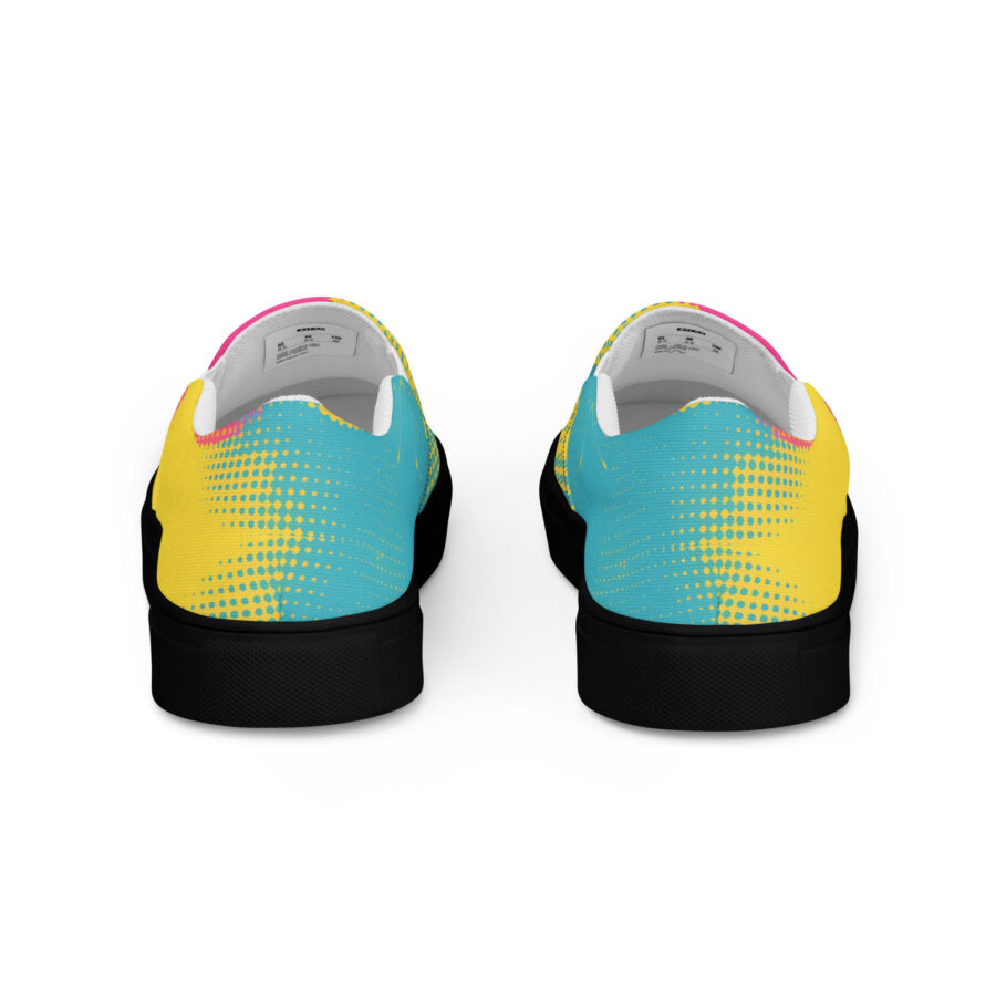 Rocky Slips Slips - black sole, back view
