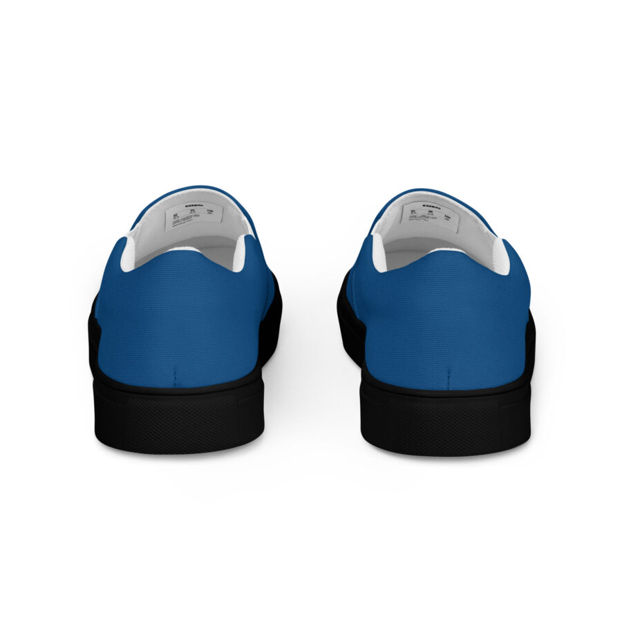 Doxie Slips - black sole, back view