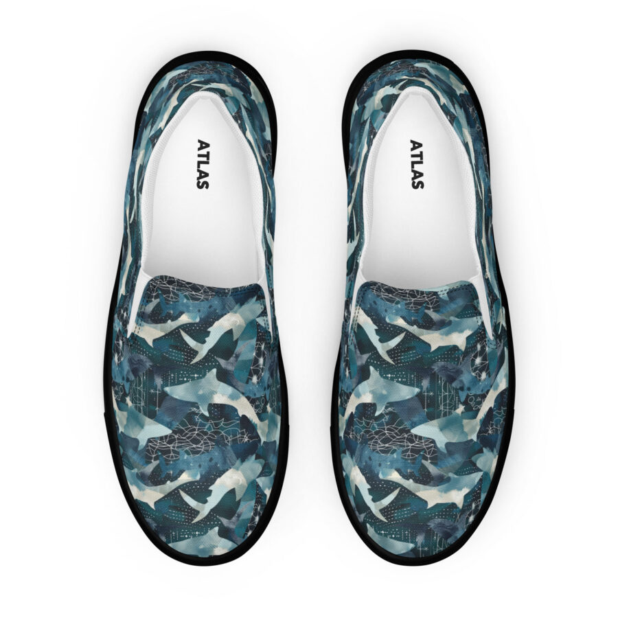 Sharky Slips - black sole, front view