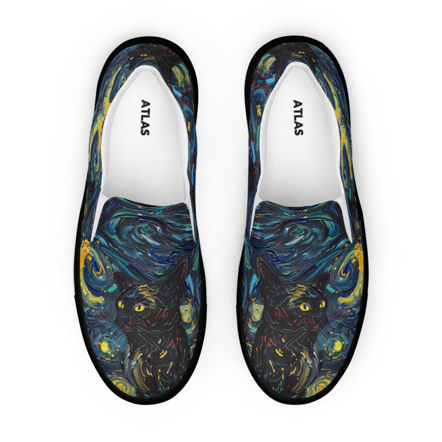 Pawcasso Slips - black sole, front view