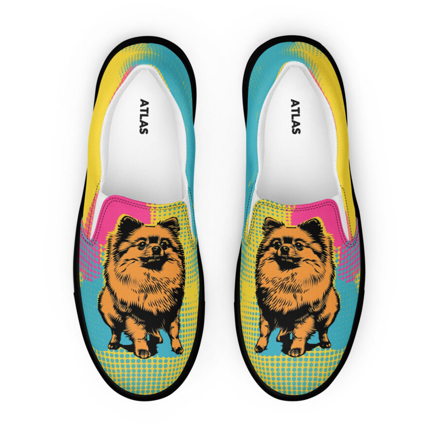 Rocky Slips Slips - black sole, front view