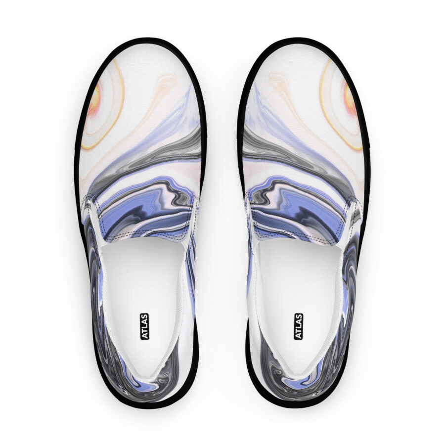 Art Slips Art Soles - black sole, front view