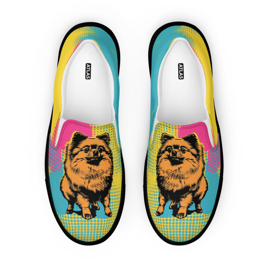 Rocky Slips Slips - black sole, front view