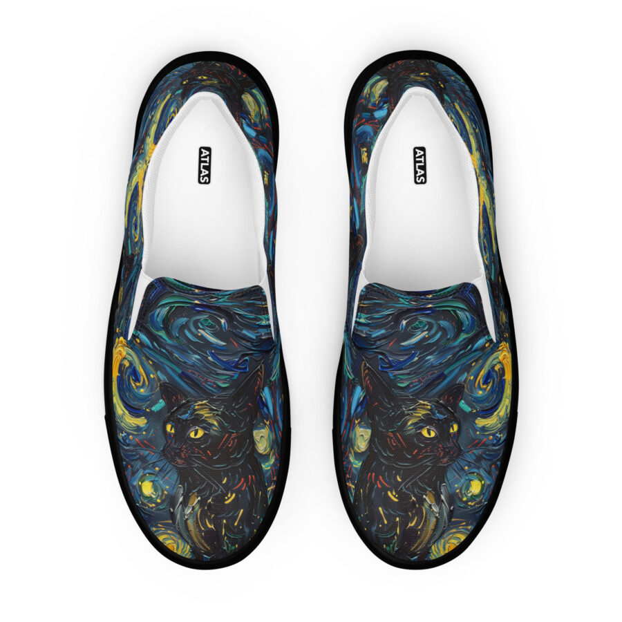 Pawcasso Slips - black sole, front view