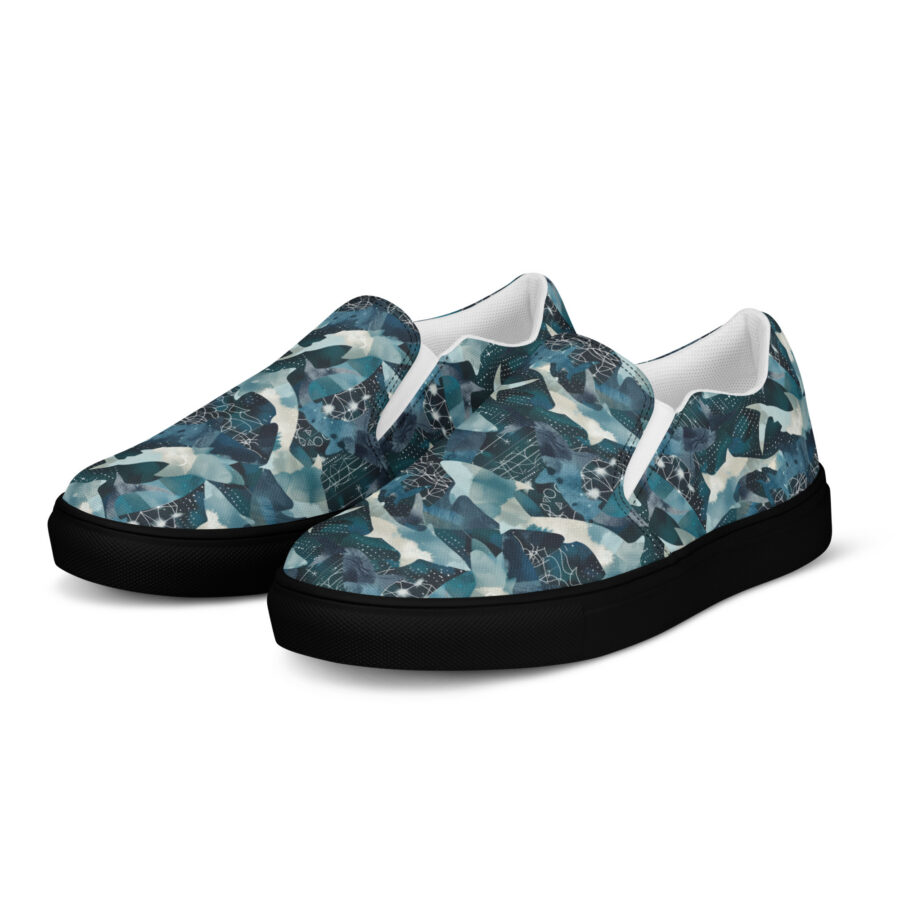 Sharky Slips - black sole, left front view