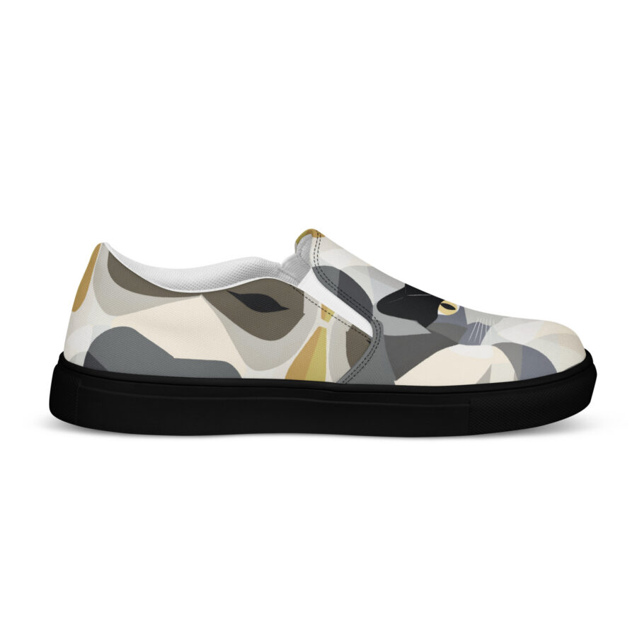 Kitty Slips - black sole, left inside view