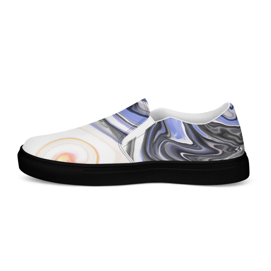 Art Slips Art Soles - black sole, left outside view