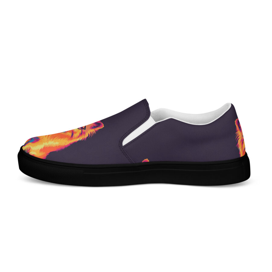 Pom Slips Slips - black sole, left outside view