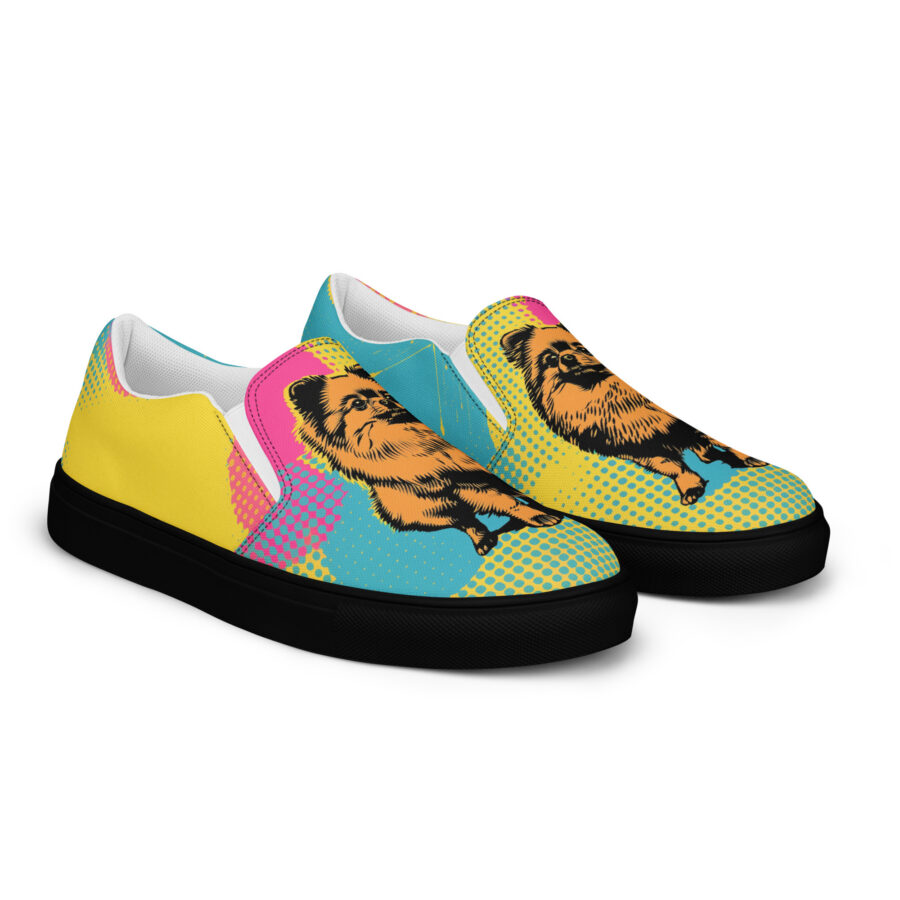 Rocky Slips Slips - black sole, right front view