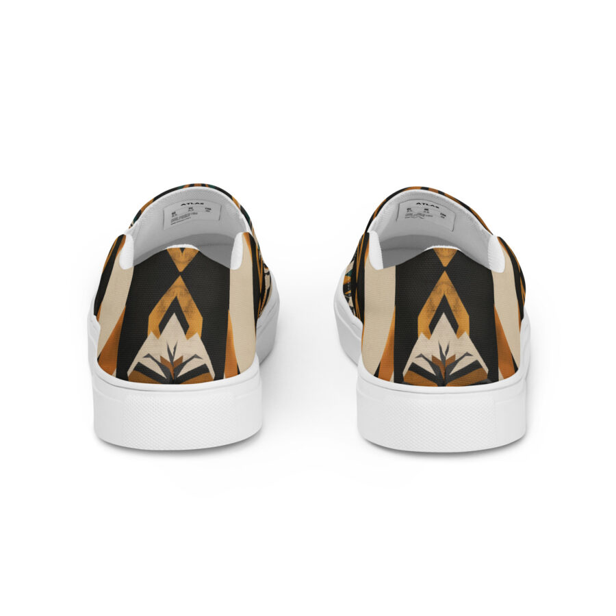 Lion Pride Slips - white sole, back view