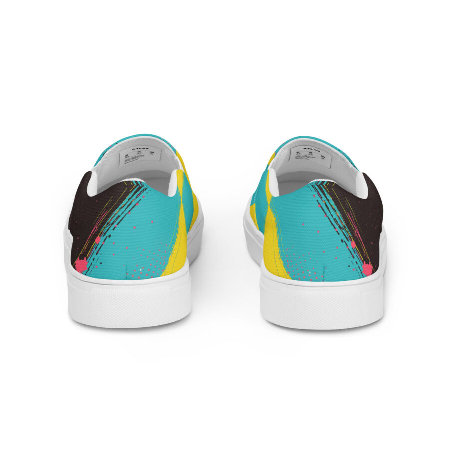 Pop Cat Slips - white sole, back view