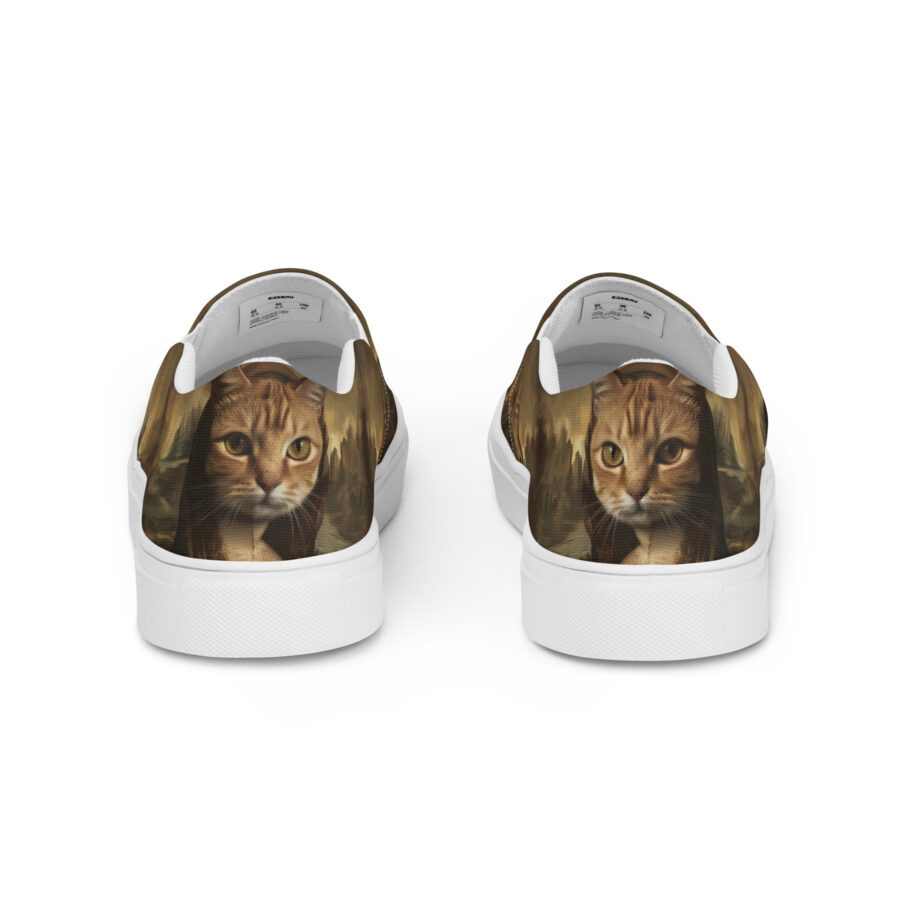 Mona Kitty Slips - white sole, back view