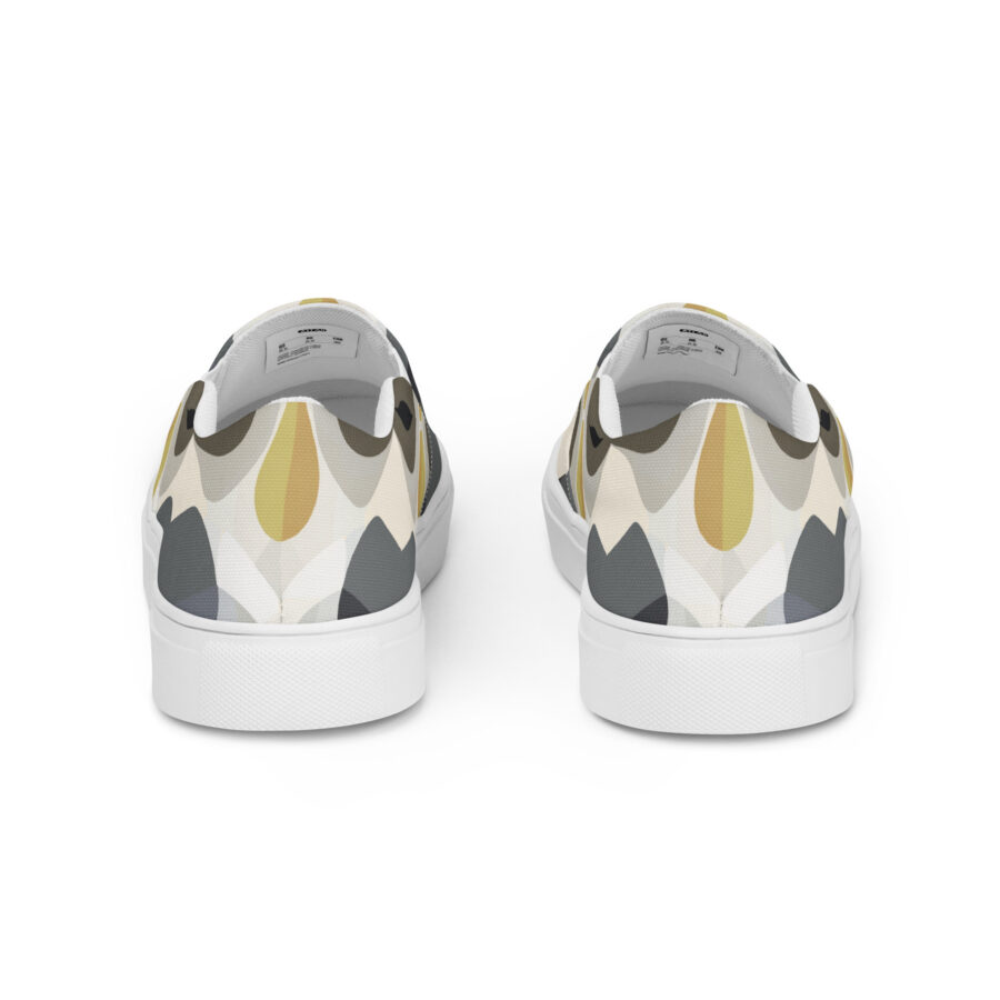 Kitty Slips - white sole, back view