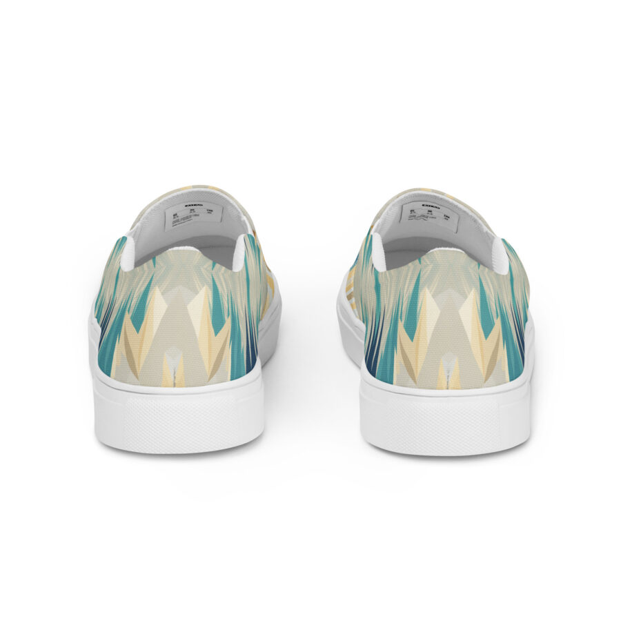 King Slips - white sole, back view
