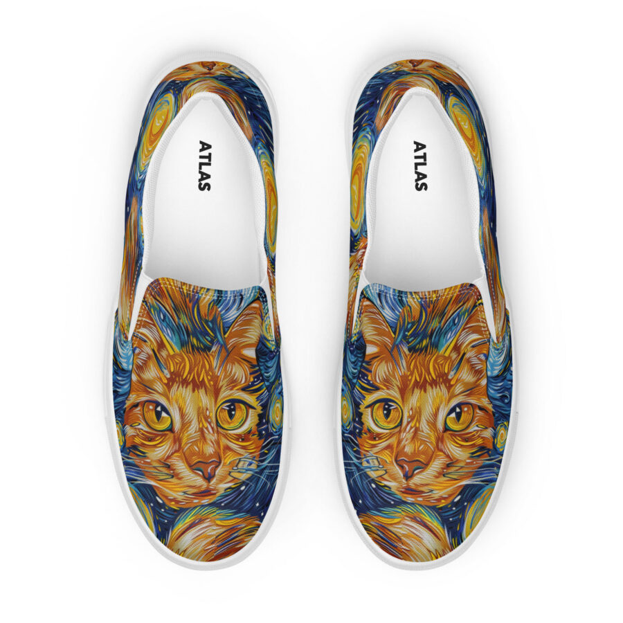 Pawcasso Night Slips - white sole, front view