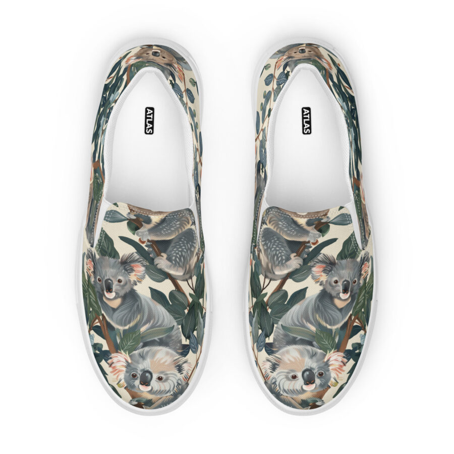 Koala Slips - white sole, front view