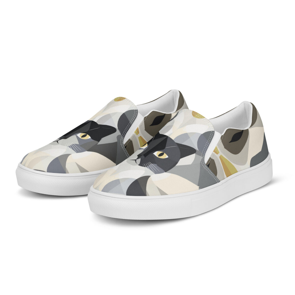 Kitty Slips - white sole, left front view