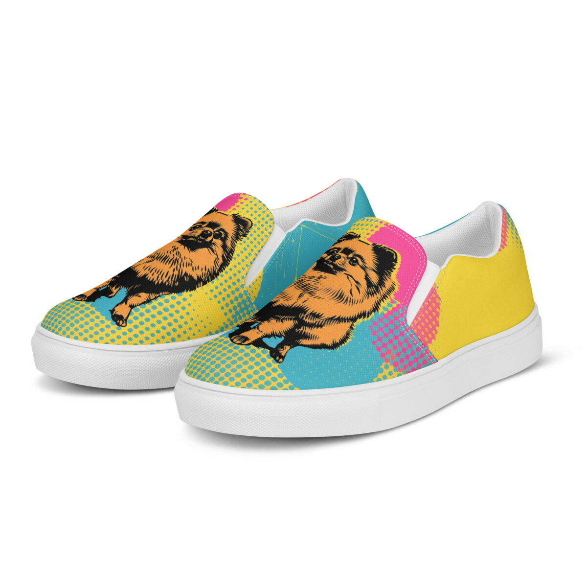 Rocky Slips Slips - white sole, left front view