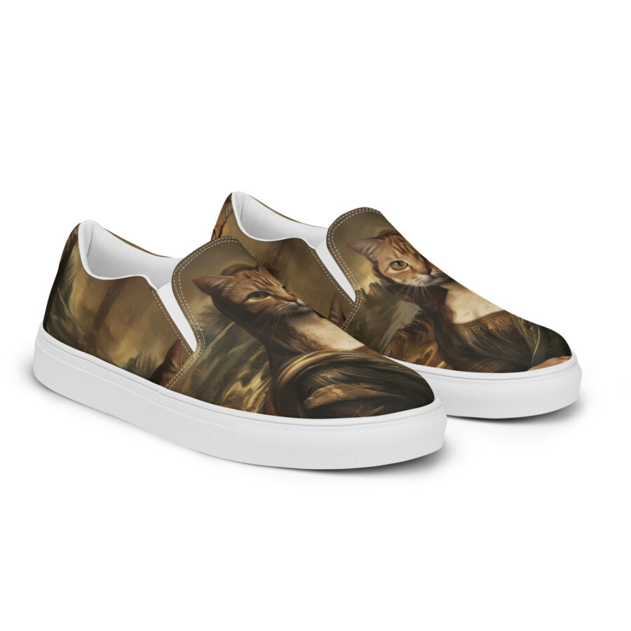 Mona Kitty Slips - white sole, right front view