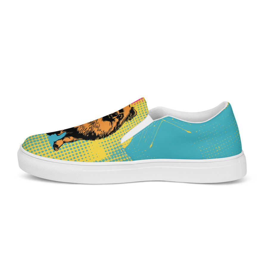 Rocky Slips Slips - white sole, right inside view