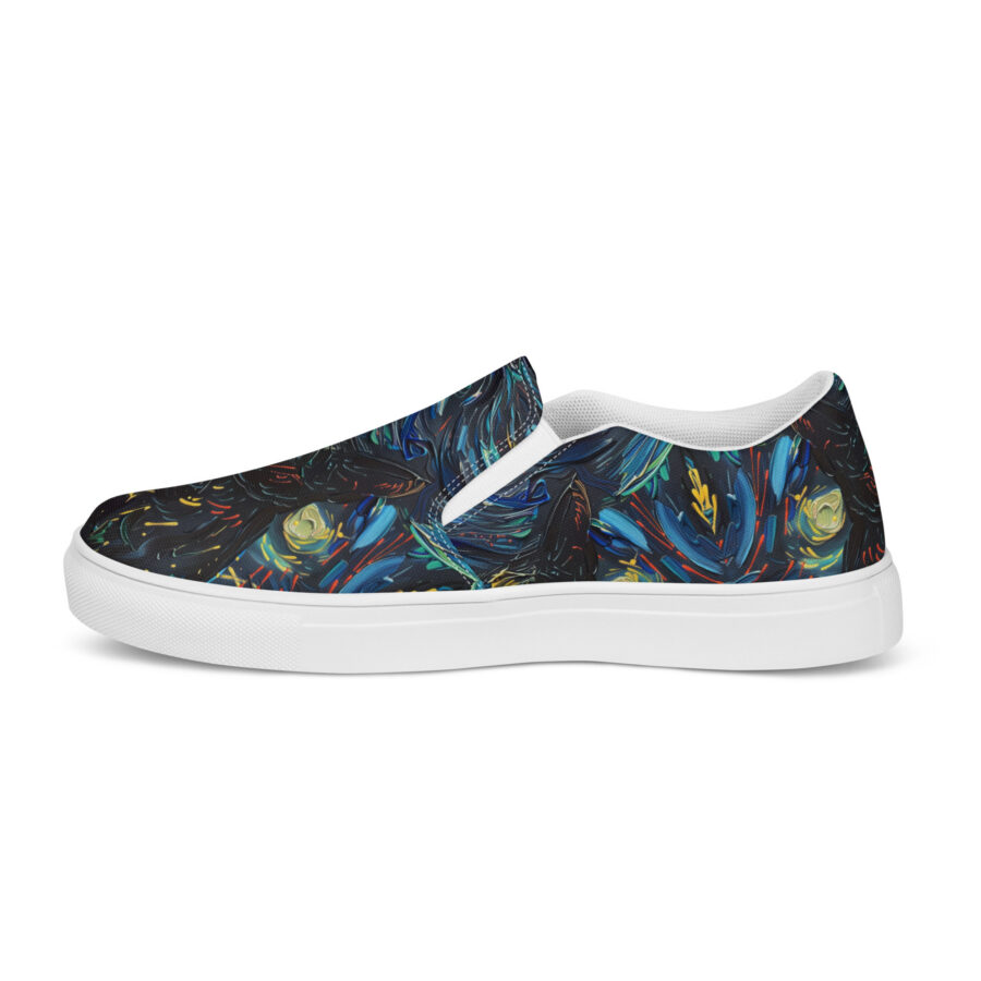 Pawcasso Slips - white sole, right inside view