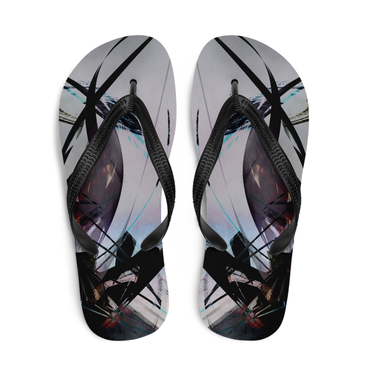 Art Flops Flops - white sole, top view